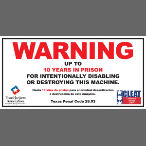 ATM Gate Stickers